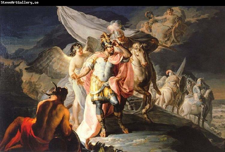 Francisco de Goya Anibal vencedor contempla por primera vez Italia desde los Alpes